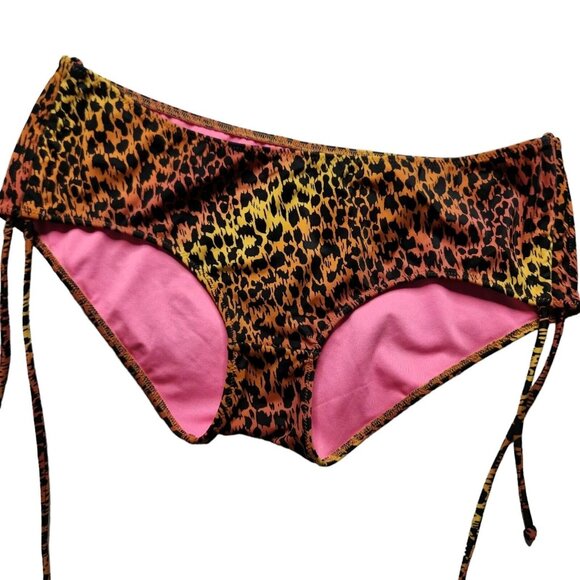 Victoria's Secret Other - Victoria Secret Women’s Colorful Animal Print Bikini Swim Bottom SZ Medium